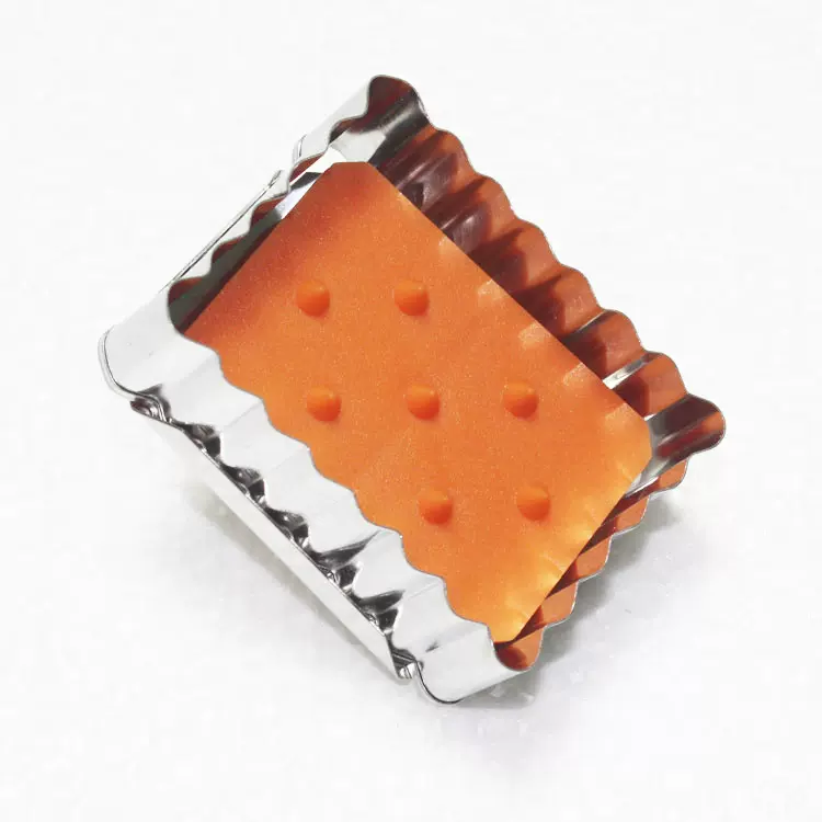 不锈钢按压饼干模具  印章饼模 方形曲奇切模 糖霜模具 厂家批发