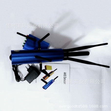 德克萨神远程地下金属探测器多天线AKS蓝色黄金探测仪矿区勘查探