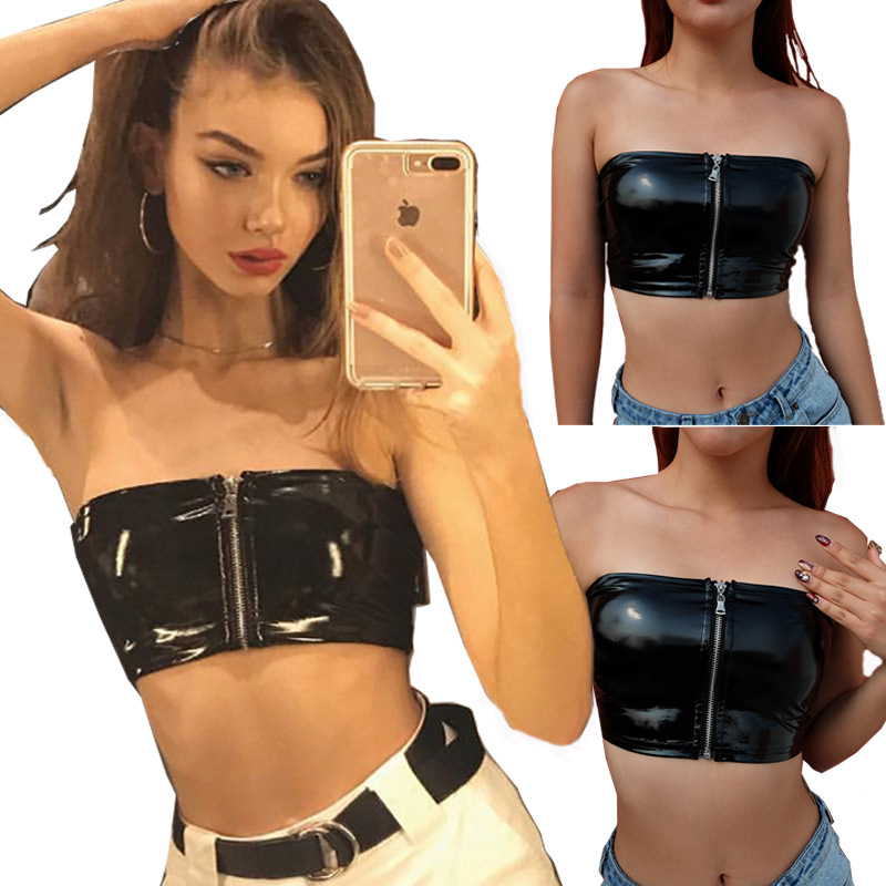 Stylish Women's T-Shirt with Zipper Detail