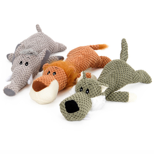 Dog Noise Toys Interactive Plush Toys Wholesale Puppy Teething Toys Pet Supplies