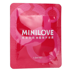 MINILOVE MicroLove Women's Intimate Enhancement Gel, Individually Packaged Lubricant for Women, 8,000 per Carton, 1,000 per Inner Pack