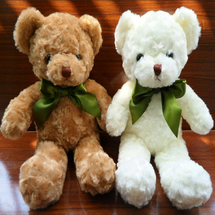 Nuevo corto felpa grabación luminosa pareja oso juguete de peluche oso muñeca Regalo de Cumpleaños Tmall firma