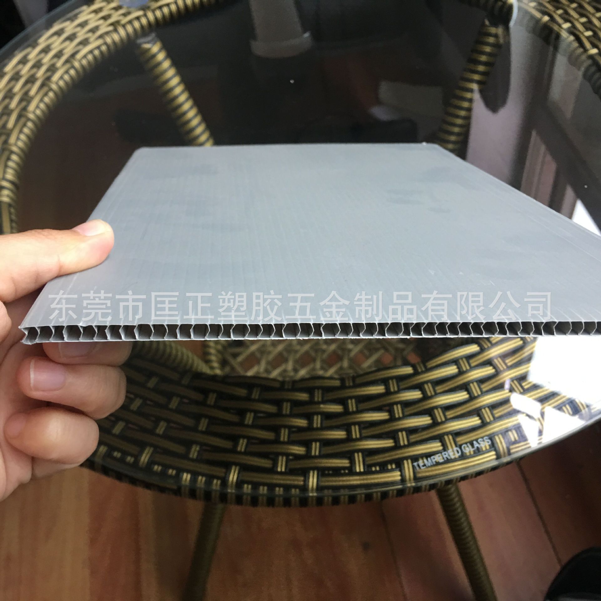 灰色中空板批发 万通板 PP灰色空心板 PP阻燃中空板 中空板平板