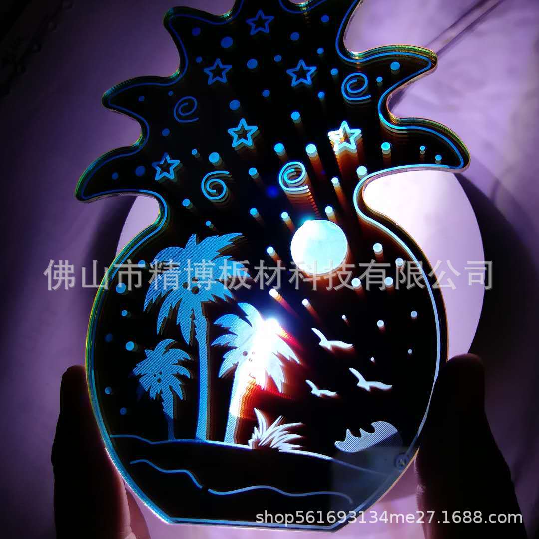 厂家直销高品亚克力镜面板 镭射镜片 适用广告照明行业