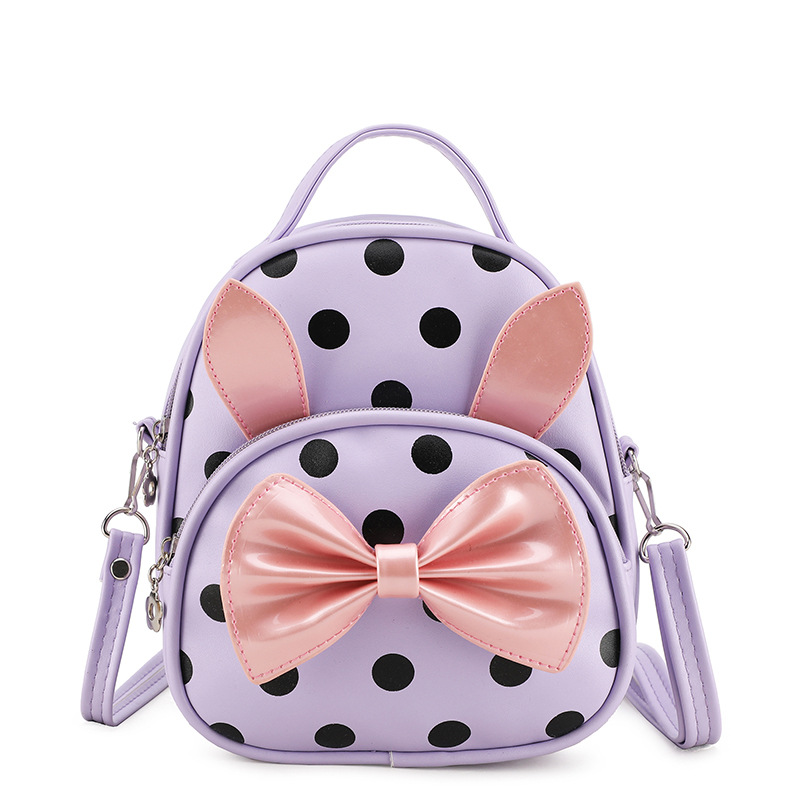 2019 nuevos niños mini mochila de dibujos animados lindo conejo arco hombro bolsa de mensajero princesa mochila