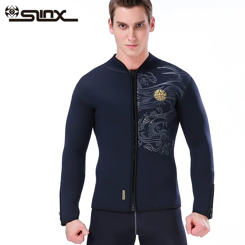 5mm split diving clothes warm diving jacket jacket slinx velvet inside thickened diving surfing diving