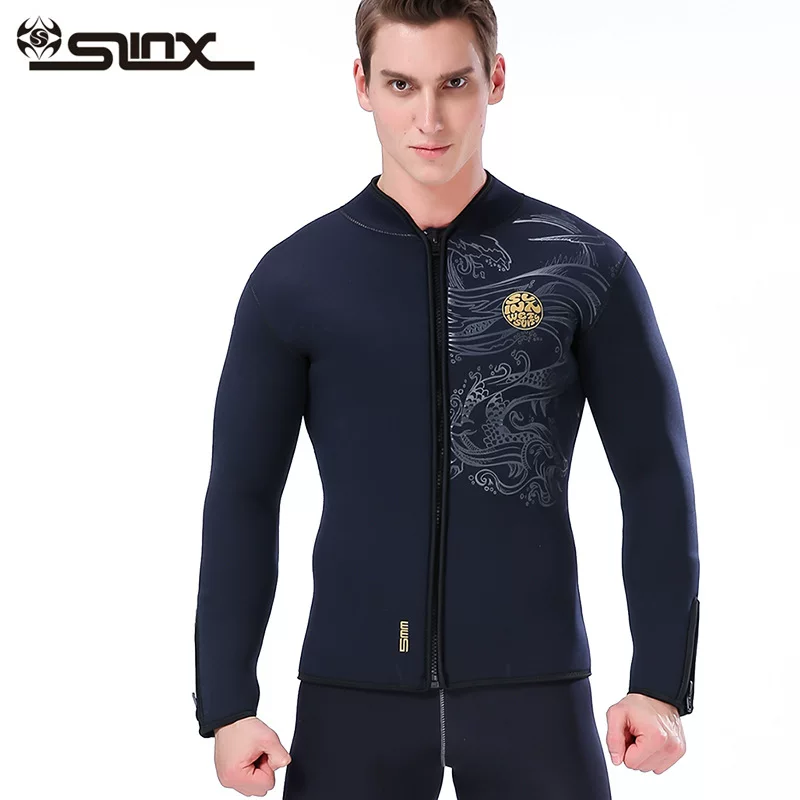 5mm split diving clothes warm diving jacket jacket slinx velvet inside thickened diving surfing diving