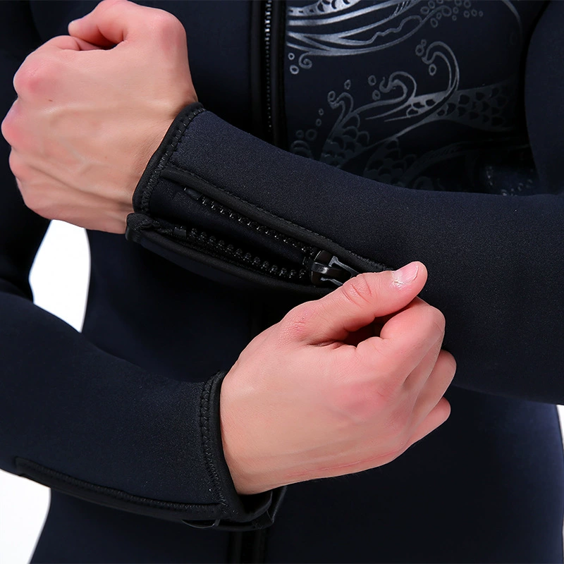5mm split diving clothes warm diving jacket jacket slinx velvet inside thickened diving surfing diving