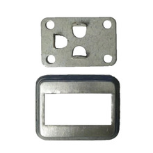 镀锌护栏配件厂家批发40*80腰圆全包盖 直销护栏扶手管连接件