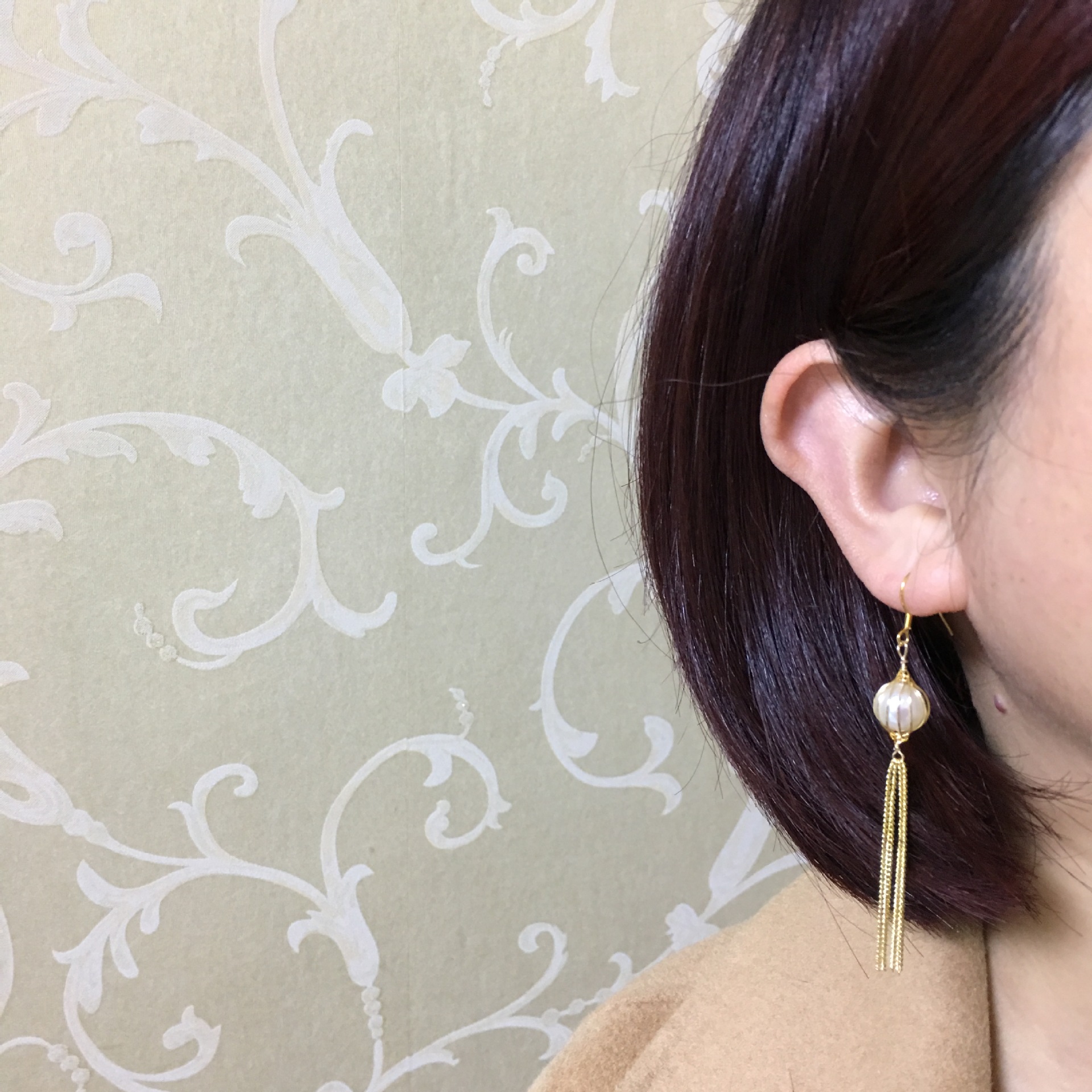 14Kע���֯���������鵭ˮ�����������������װ ���ҹ�Ӧ