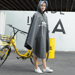 Fashion Bicycle Raincoat for Men and Women, One-size for Solo Cycling, Student and Adult, Transparent Rain poncho, Cross-border Direct Sales