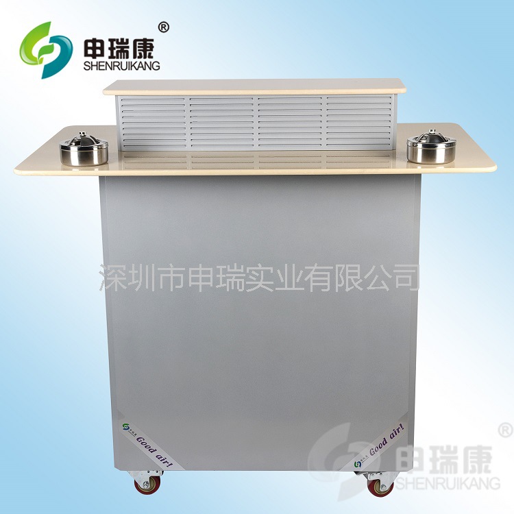 云南保山腾冲文明吸烟室专用香烟烟雾空气净化机器设备分烟机厂家
