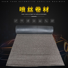 厂家定制热熔阻燃丝圈脚垫卷材汽车通用脚垫自由裁剪一件代发防滑