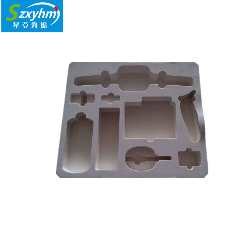 空调电视内衬填充成型材料化妆品礼盒翻盖EVA植绒 缓冲礼品盒内衬