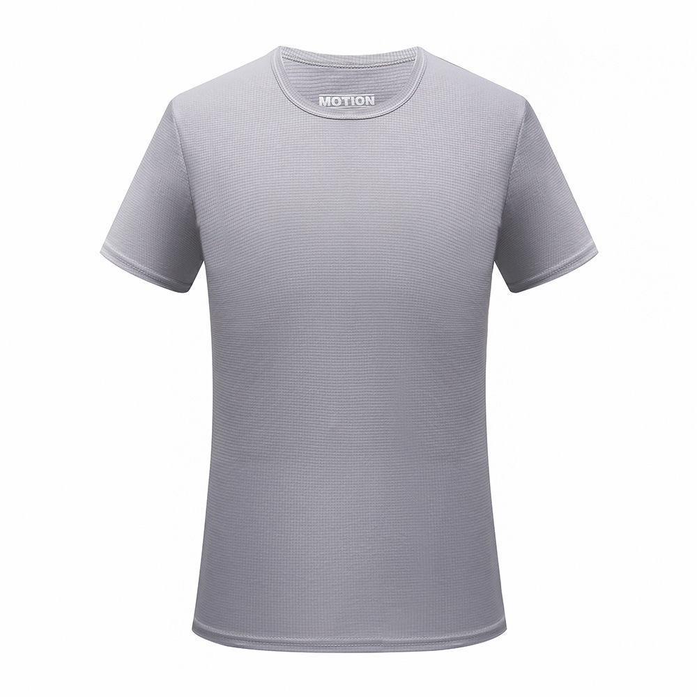 Ligero de secado rápido camiseta de los hombres al aire libre maratón correr sudor-absorbente entrenamiento de baloncesto transpirable fitness deportes de manga corta al por mayor