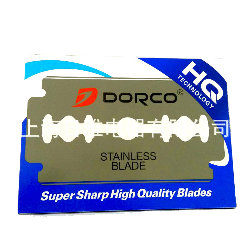 genuine goods Dorco Dorco blade razor blade stainless steel double-sided razor blade eyebrow trimming blade beard shaving