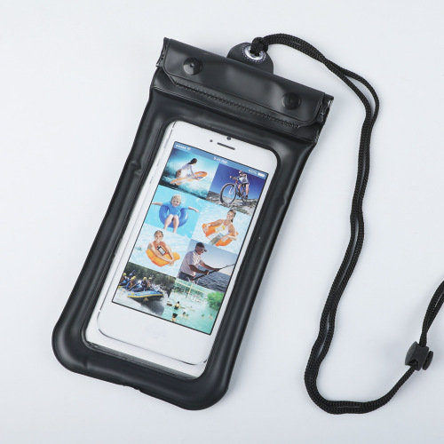 Inflatable mobile phone waterproof bag high quality environmentally friendly PVC waterproof bag deep diving IPX7 waterproof with printable LOGO