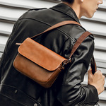 Японская мужская нагрудная сумка, полиуретановая сумка на одно плечо, 2023