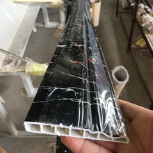 石塑高分子踢脚线地脚线仿大理石线条装饰线条12/10/8cm 防火阻燃