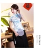 A0022 Sky Blue Plum Blossom