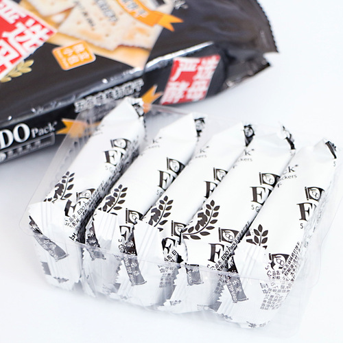 EDOpack Soda Crackers 100g - Selected Yeast, Sesame, Nori, and Mixed Grains Snack and Leisure Biscuits