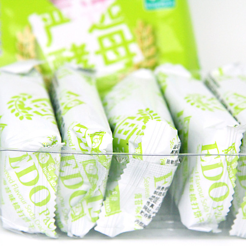 EDOpack Soda Crackers 100g - Selected Yeast, Sesame, Nori, and Mixed Grains Snack and Leisure Biscuits
