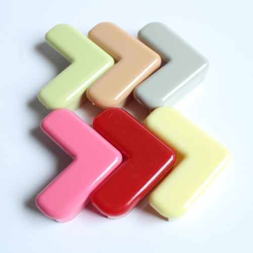 Child safety anti-collision corner Colorful silicone table corner anti-collision corner protector L-shaped thickened right-angle window corner protective cover
