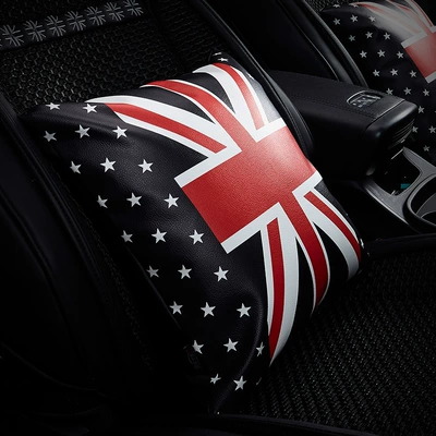 cushion pillow back cushion — Waist support - red-and-black-star-pillow