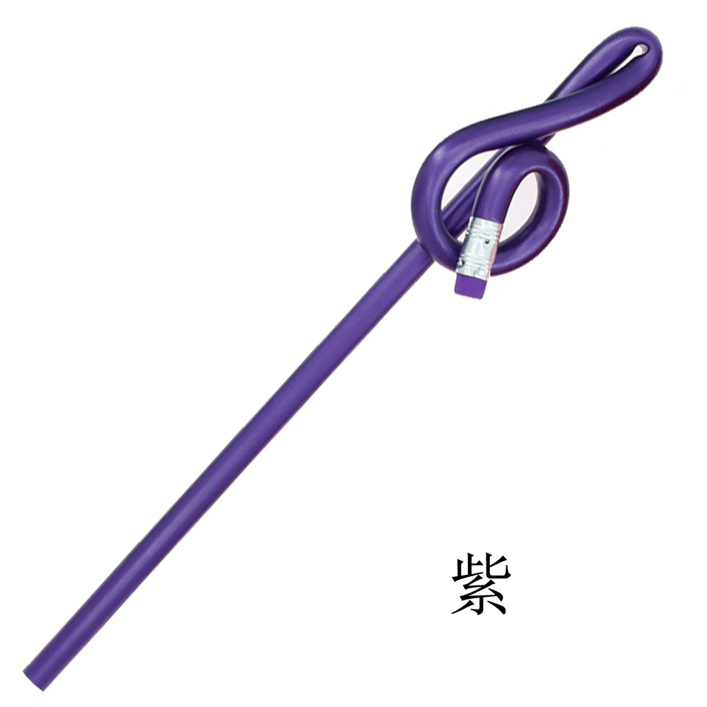 Fábrica al por mayor música regalo creativo lápiz música regalo UE plástico imitación madera alta nota lápiz