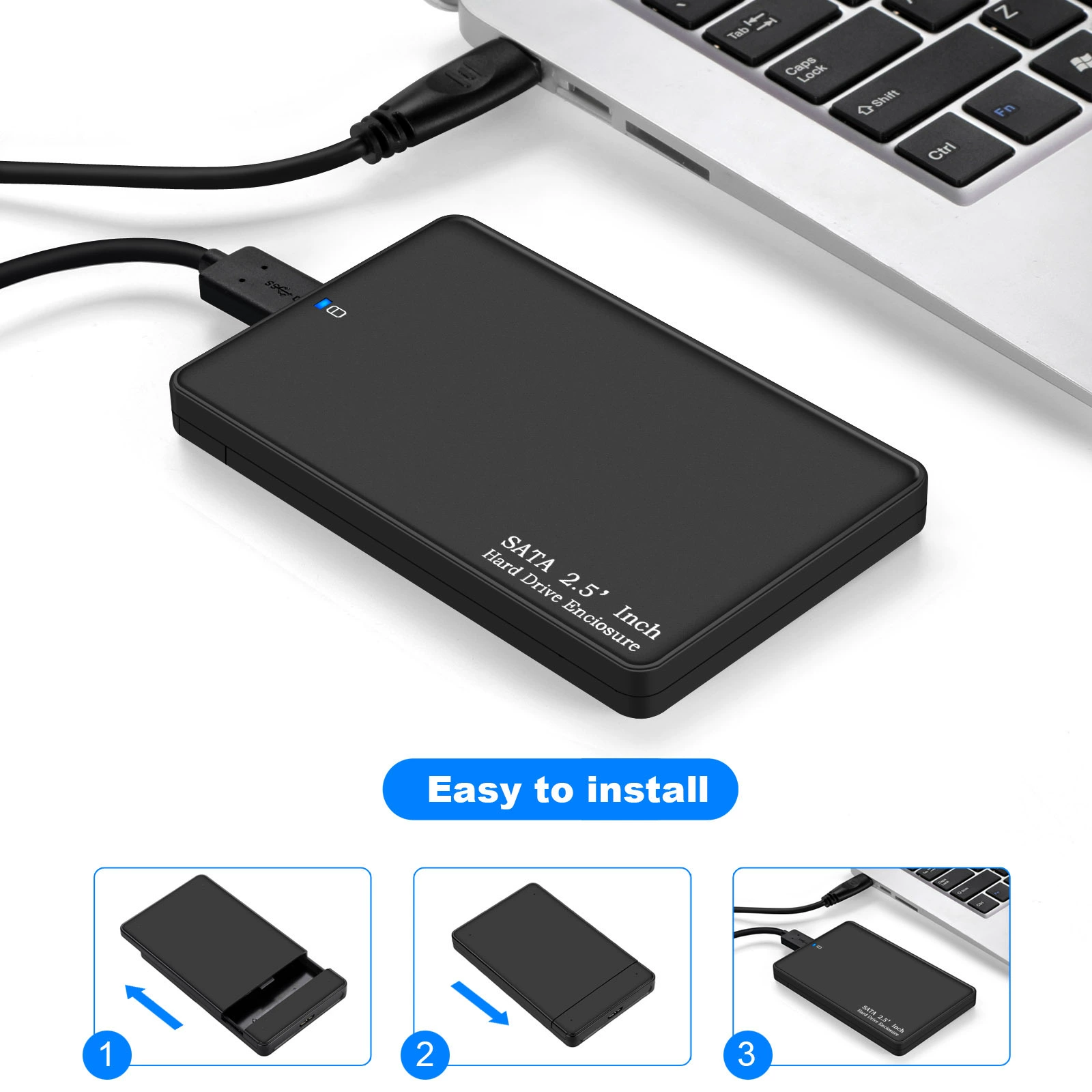 Type-C mobile hard disk box USB3 1 high-speed mobile hard disk box 2.5-inch notebook solid hard disk box SSD