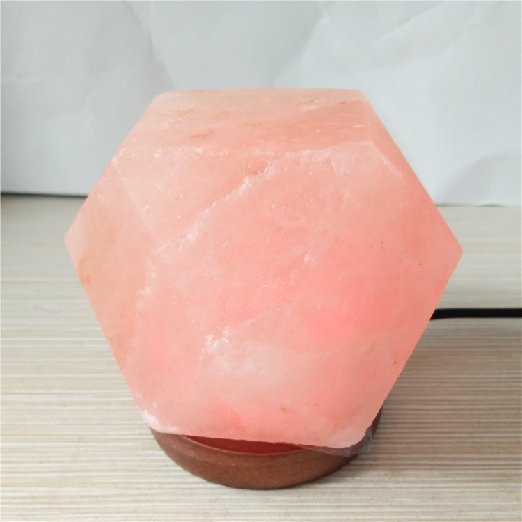 Lámpara de sal lámpara de sal de cristal del Himalaya que cambia de color colorido USB lámpara de sal natural lámpara de piedra de sal lámpara de noche luz de noche