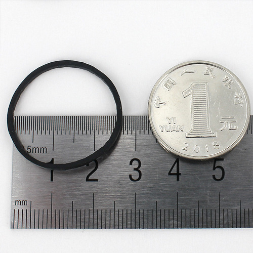 Vietnam imported rubber band high elasticity and durability 2.5x1.4 black rubber ring rubber band cowhide rubber wholesale