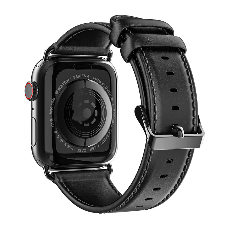 DUXDUCIS al por mayor correa de cuero nativa aplicable Apple iWatch universal Apple reloj Correa modelo de negocio image 6