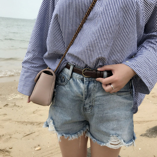 New Korean soft and fashionable thin belt for women, simple and versatile decorative jeans with dress and thin belt for women