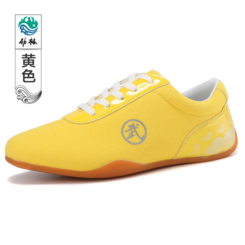 Zapatos Jinji Tai Chi para hombre, zapatos de práctica de kung fu con suela suave, zapatos de artes marciales transpirables para entrenamiento de mujer, zapatos de Tai Chi Taekwondo