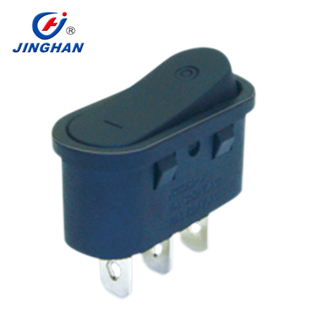 晶瀚 JINGHAN 3P2档长椭圆船型开关 儿童玩具车开关 KCD1-312