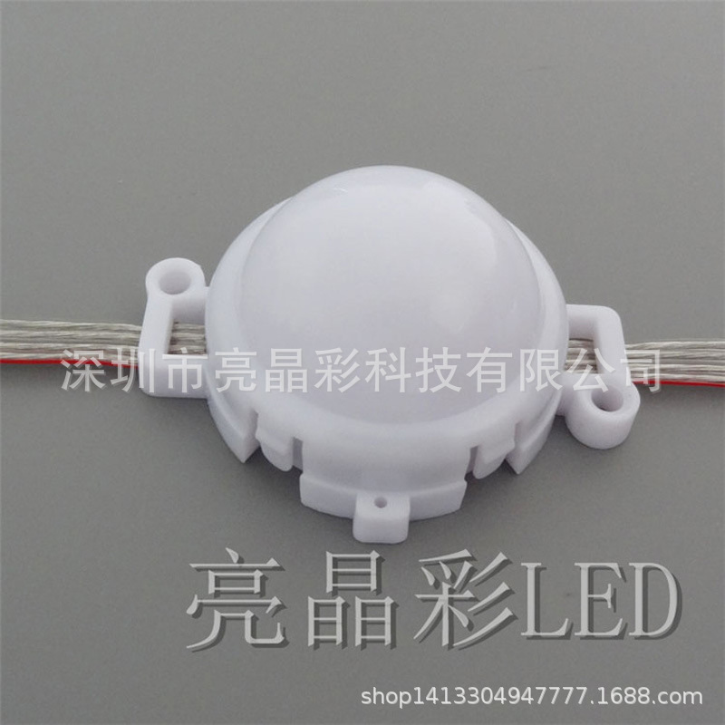 Fuente de luz puntual a todo color de 5CM Control externo DMX512 píxeles Marquesina RGB iluminación exterior contorno de edificio decoración de borde