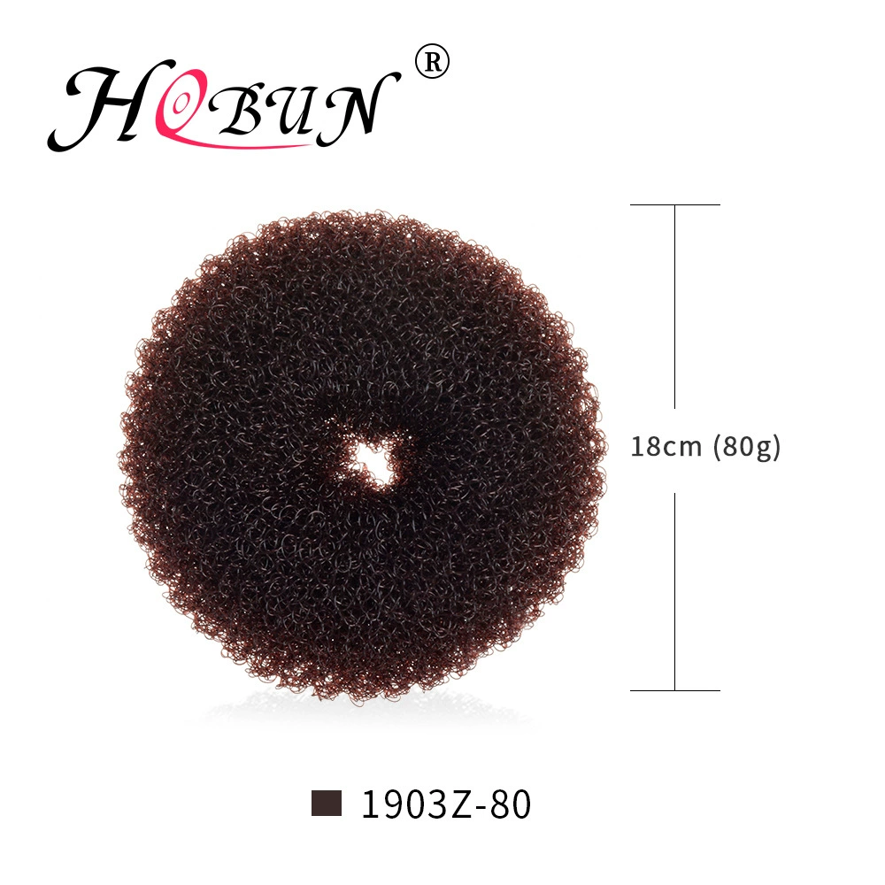 Hair donut Hobun, nylon hair ring 30 g — lightweight breathable styling accessory