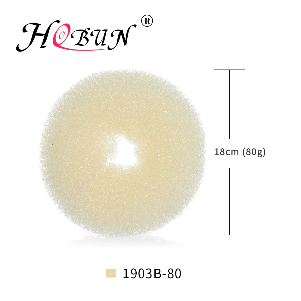 Hair donut Hobun, nylon hair ring 30 g — lightweight breathable styling accessory