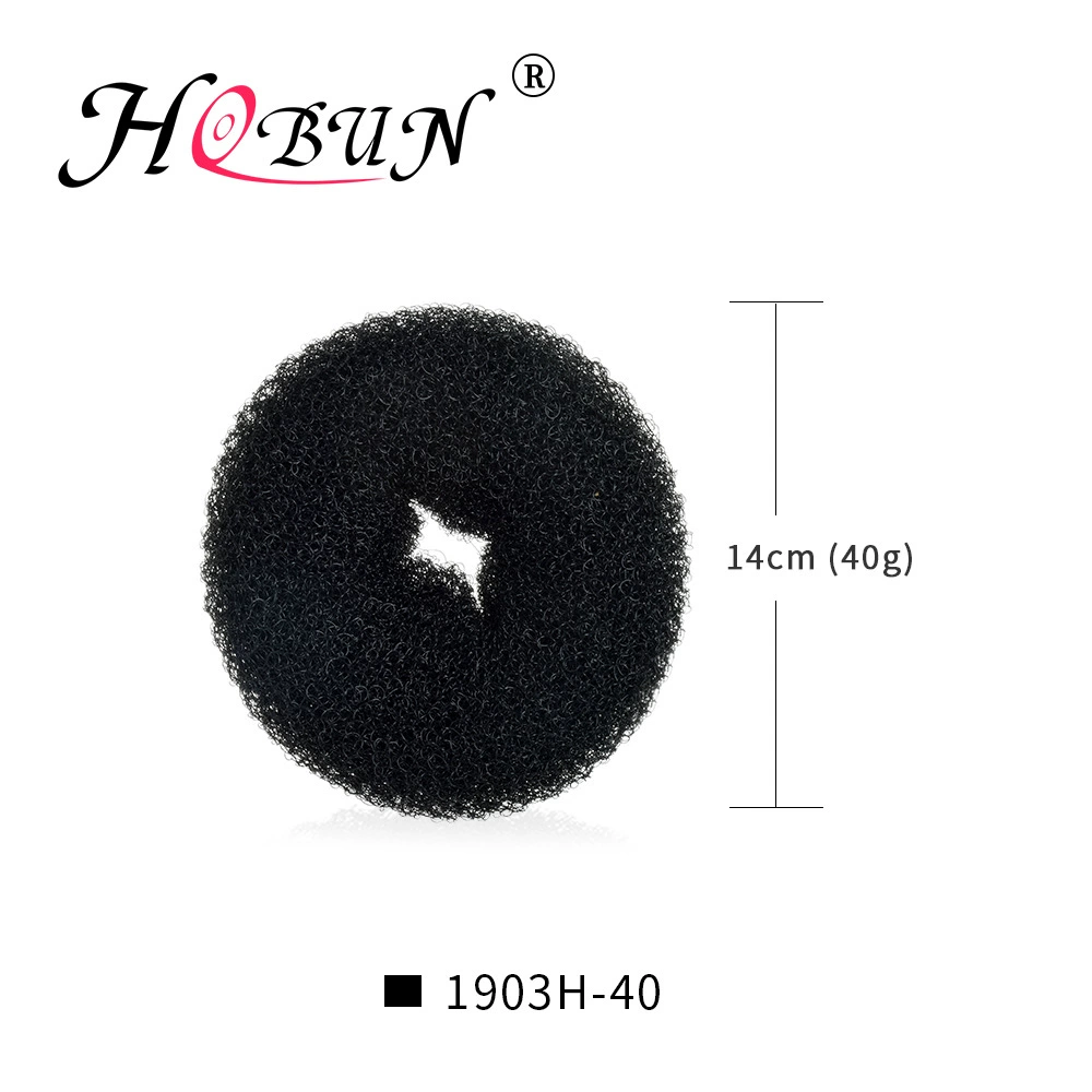 Hair donut Hobun, nylon hair ring 30 g — lightweight breathable styling accessory