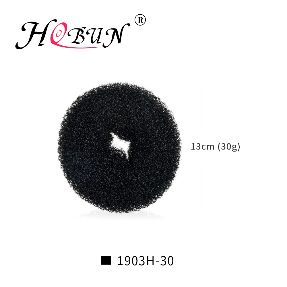 Hair donut Hobun, nylon hair ring 30 g — lightweight breathable styling accessory