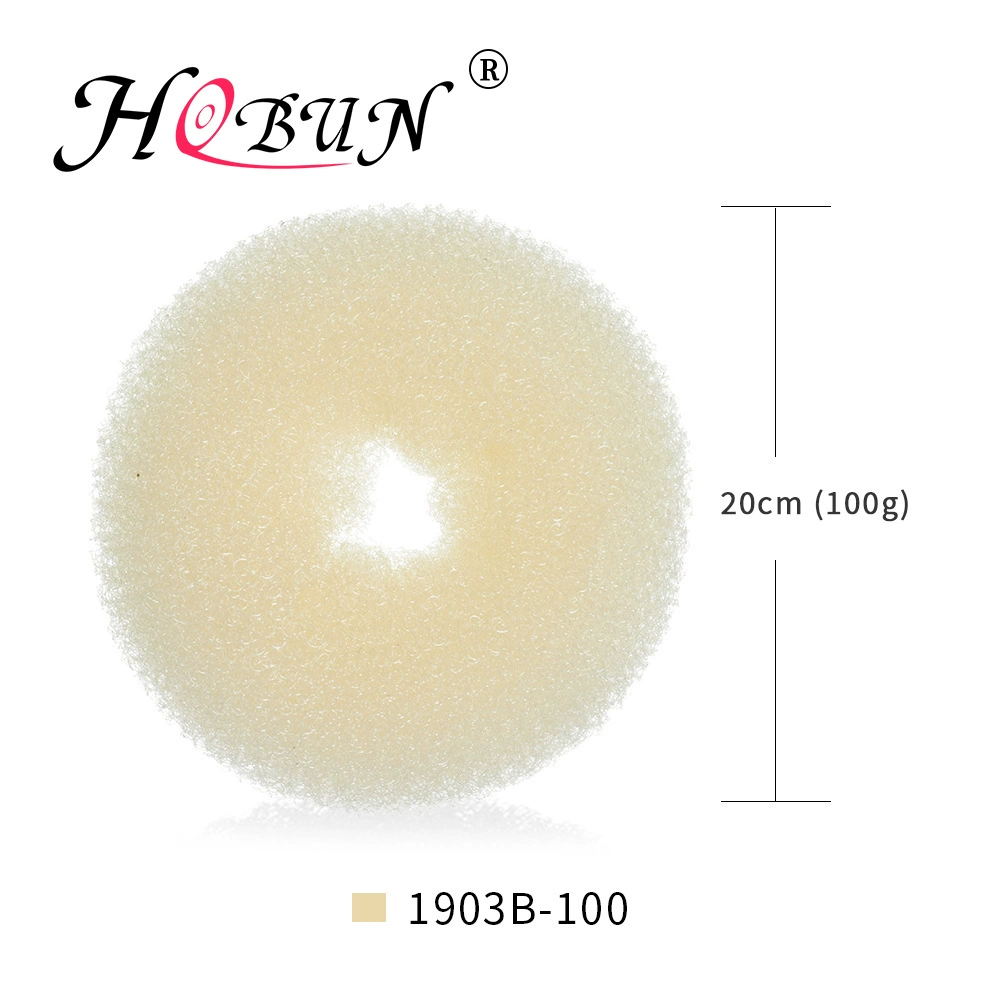 Hair donut Hobun, nylon hair ring 30 g — lightweight breathable styling accessory