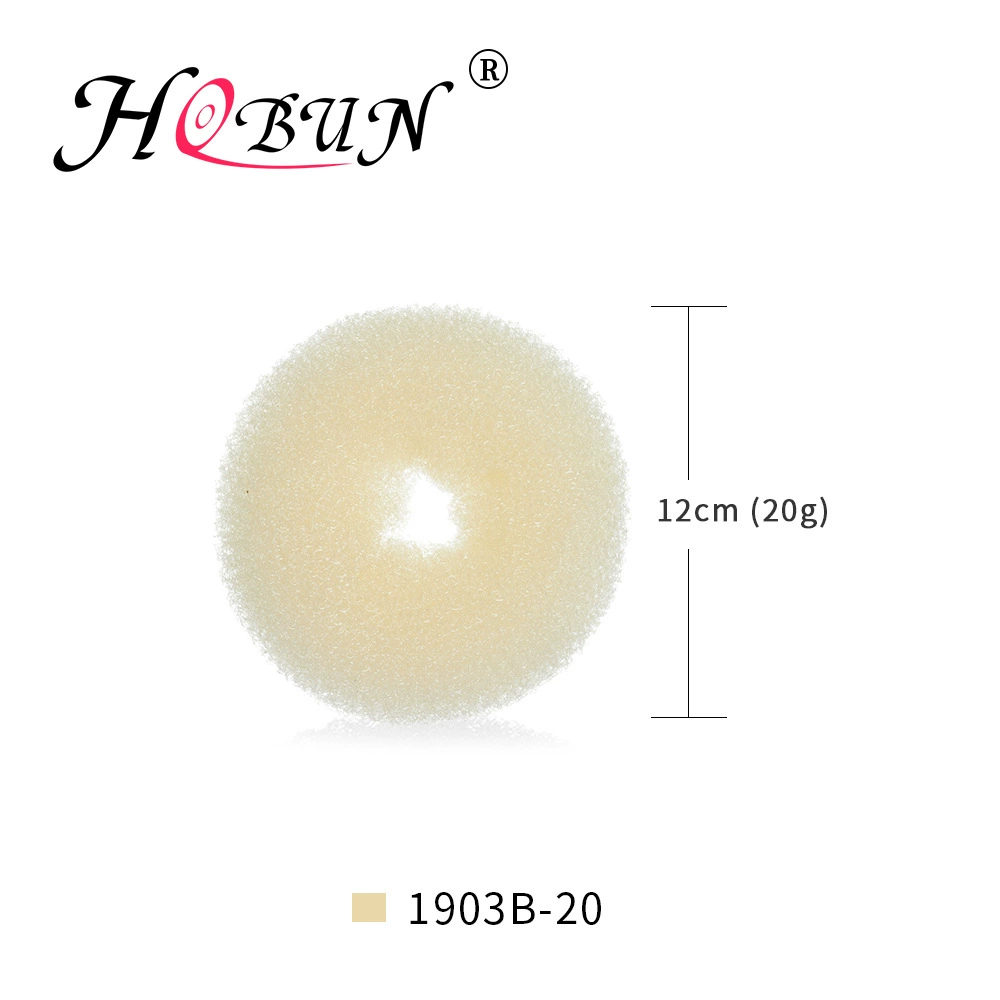 Hair donut Hobun, nylon hair ring 30 g — lightweight breathable styling accessory