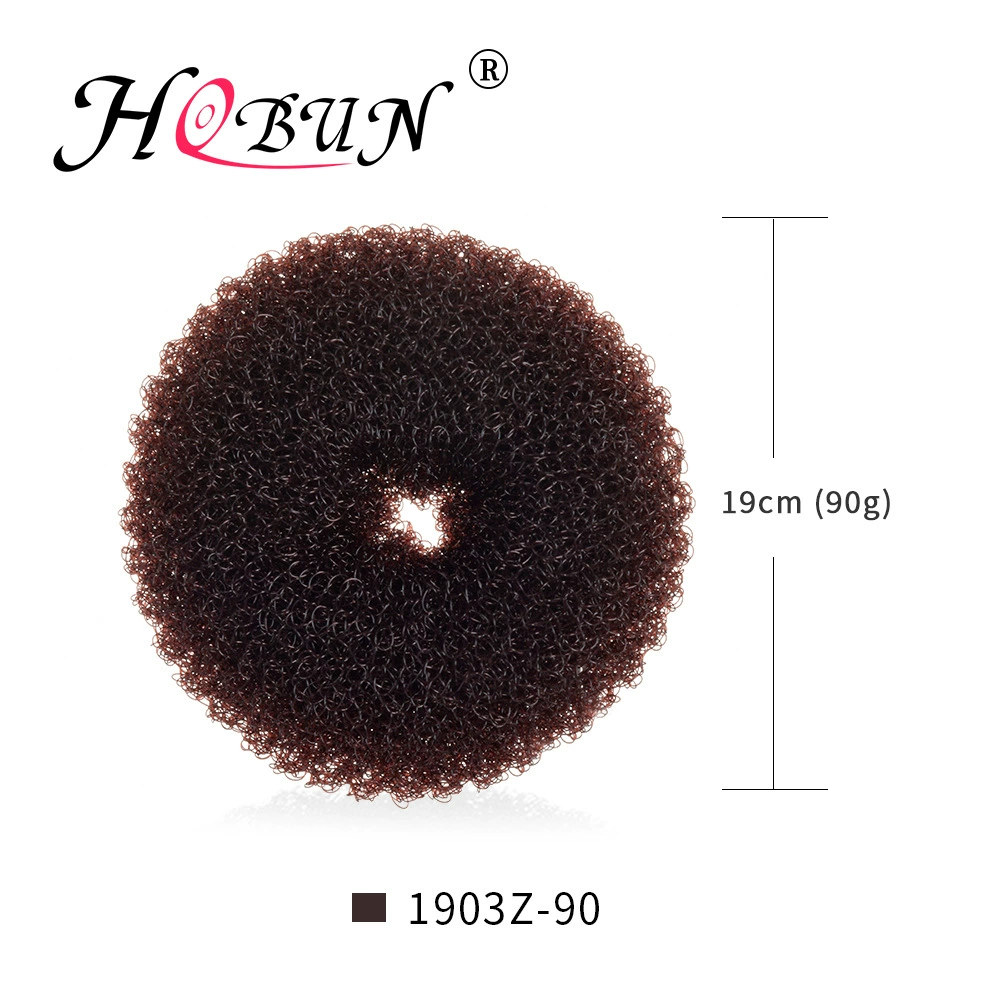 Hair donut Hobun, nylon hair ring 30 g — lightweight breathable styling accessory