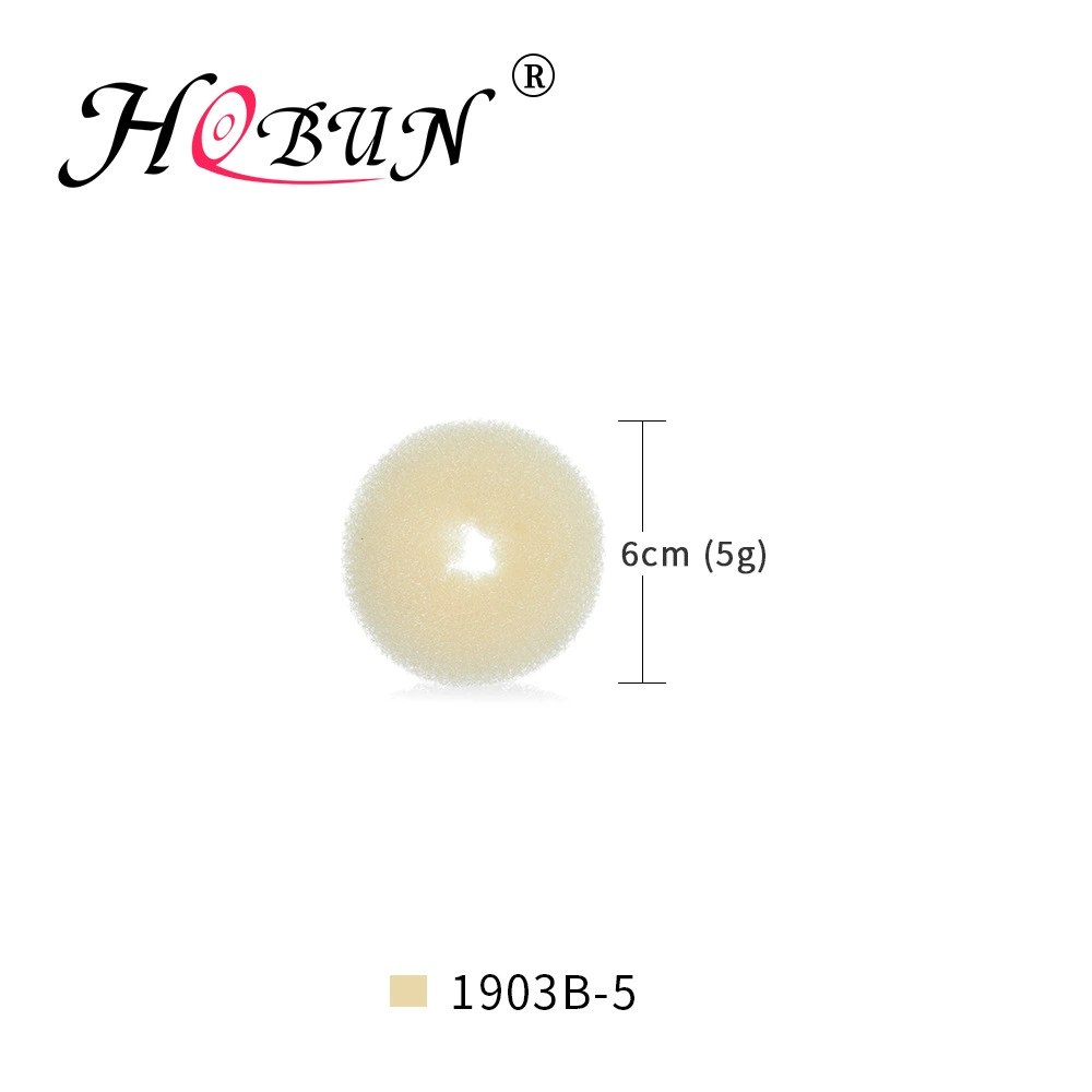 Hair donut Hobun, nylon hair ring 30 g — lightweight breathable styling accessory