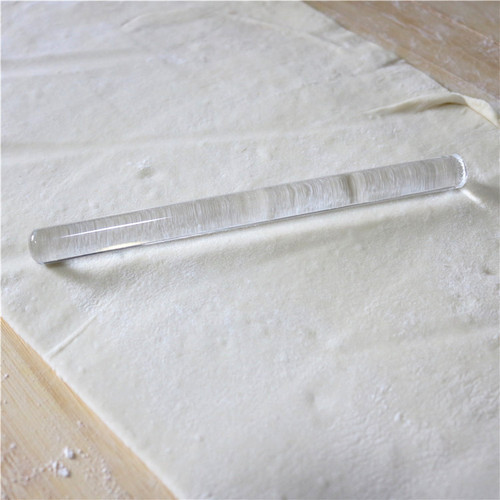 Cross-border crystal acrylic rolling pin large dumpling wrapper household small soft clay baking rolling pin