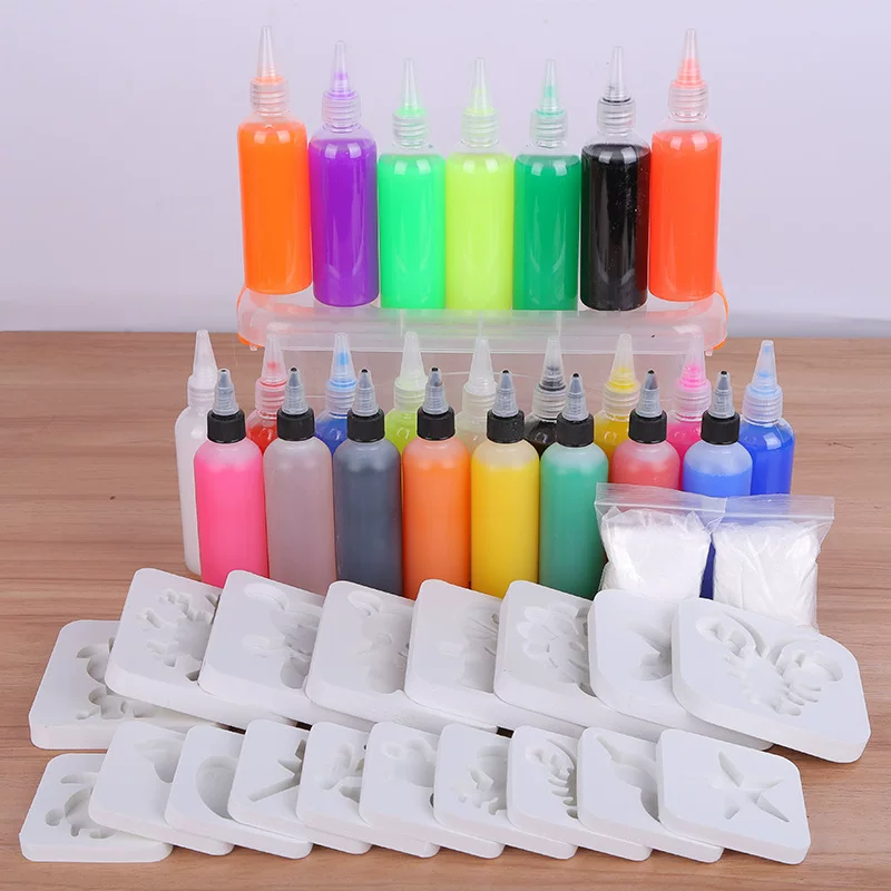 Magic children's toy for kindergarten, set, mold, handmade