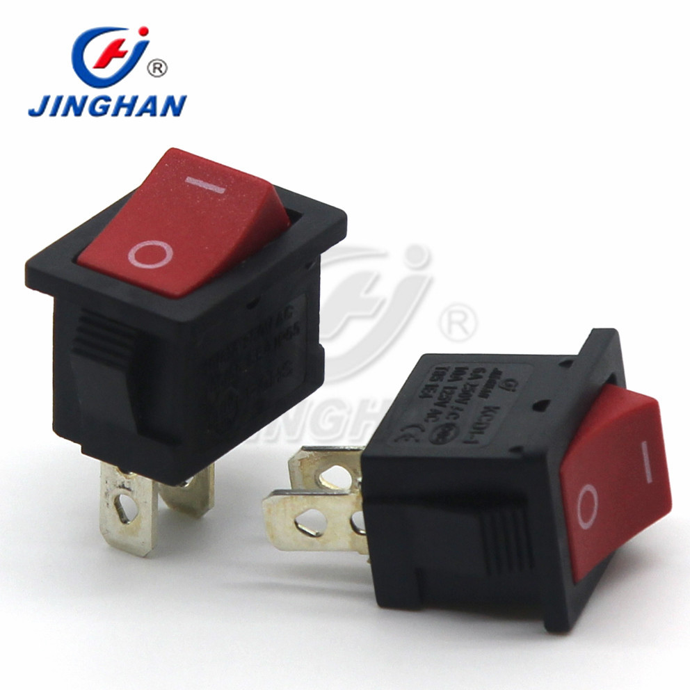 晶瀚 JINGHAN 防水IP67 KCD1船型开关 二脚三脚三档带灯开关