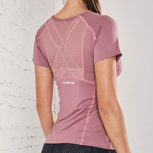 Yoga Wear Short Sleeve T-Shirt Slimming Body Shaping Sports Top Quick Dry Running Casual Fitness Wear for Outdoor 