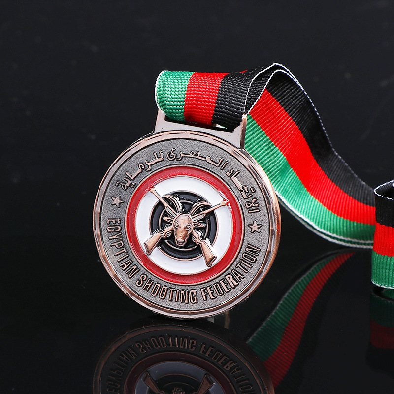Medalla de metal maratón deportes creativos corriendo medalla pintura Medalla DE HONOR personalizado grabado registro